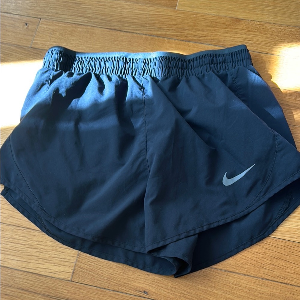 Nike Women's Black Running Shorts with built in underwear